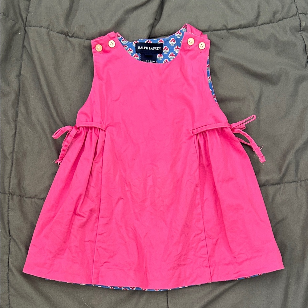 Ralph Lauren Bright Pink Kids Dress